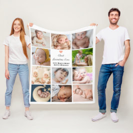 11最高の枚のコラージュおばあちゃん フリースブランケット