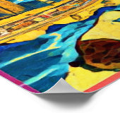 11月うぶな人フォークアートオータムお祝いポスター ポスター (角)