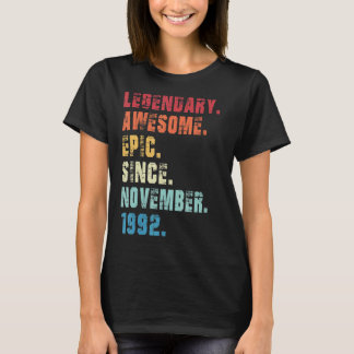 11月から30周年を迎える伝説的素晴らし叙事詩 Tシャツ