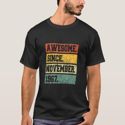 11月から55誕生日12月55素晴らし日 Tシャツ (正面)