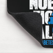 11月には衣服ブルーT1D T2D糖尿病糖尿病 マウスパッド (コーナー)