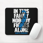 11月には衣服ブルーT1D T2D糖尿病糖尿病 マウスパッド (マウス)