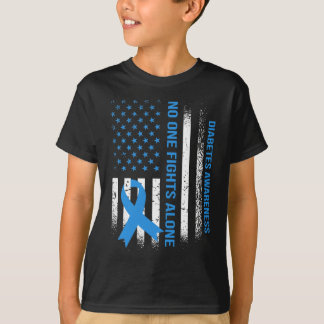 11月には衣服ブルーT1D T2D糖尿病糖尿病 Tシャツ