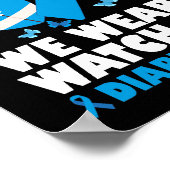 11月に我々は衣服ブルーとサッカーを見る ポスター (角)