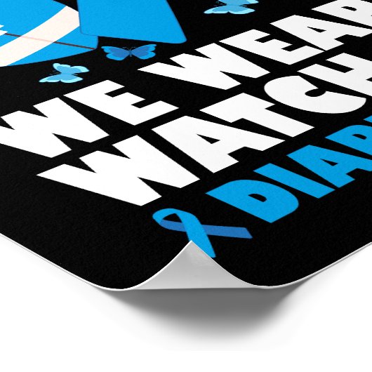 11月に我々は衣服ブルーとサッカーを見る ポスター (角)