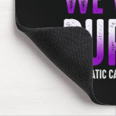 11月に我々は衣服紫の膵臓がん認識 マウスパッド (コーナー)