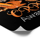 11月に我々衣服オレンジハイヒールシューズCRPS A ポスター (角)