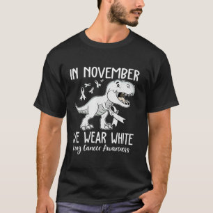 11月に我々衣服白肺がん認識度Di Tシャツ