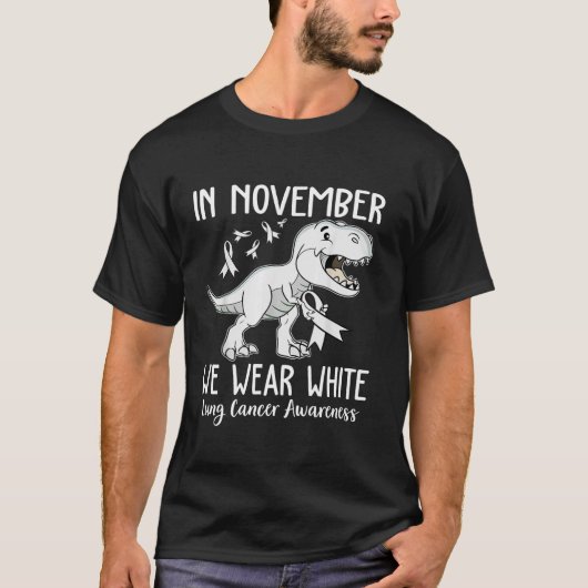 11月に我々衣服白肺がん認識度Di Tシャツ (正面)