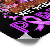 11月に私たちは衣服パープルブラック女性てんかんAw ポスター (角)