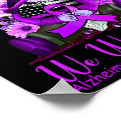 11月に私たちは衣服パープル格言パンプキンアルツハイマー ポスター (角)