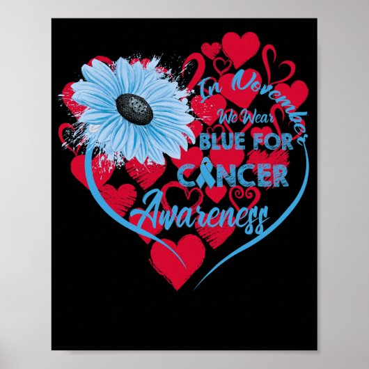 11月に私たちは衣服ブルーのための糖尿病認識度 ポスター (正面)