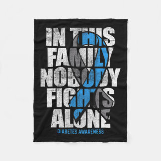11月に私たちは衣服ブルーT1d T2d糖尿病糖尿病 フリースブランケット