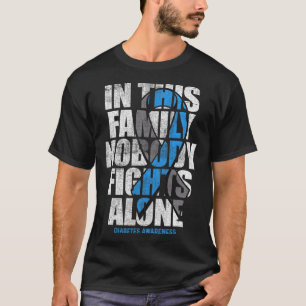 11月に私たちは衣服ブルーT1d T2d糖尿病糖尿病 Tシャツ
