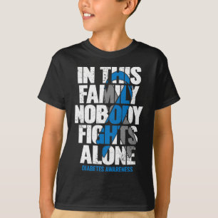 11月に私たちは衣服ブルーT1d T2d糖尿病糖尿病 Tシャツ