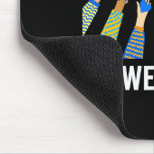 11月に私たち衣服ブルーハンズ糖尿病認識度 マウスパッド (コーナー)