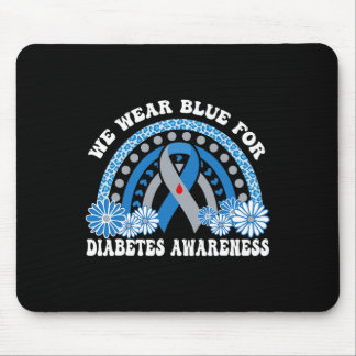 11月に私たち衣服ブルーレインボー糖尿病アワレ マウスパッド