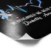 11月に私たち衣服ブルー糖尿病認識度ギフト フォトプリント            (角)