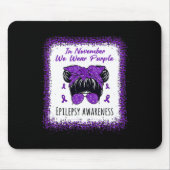 11月に私たち衣服紫メッシーブンてんかん戦争 マウスパッド (正面)