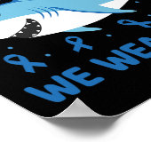 11月のサメ私たちは衣服ブルー糖尿病少年に ポスター (角)