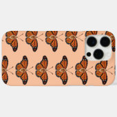 11月のシトリン・モナークバタフライパターン デザイン Case-Mate iPhoneケース (裏面 (横))