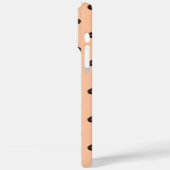 11月のシトリン・モナークバタフライパターン デザイン Case-Mate iPhoneケース (裏面 / 左)