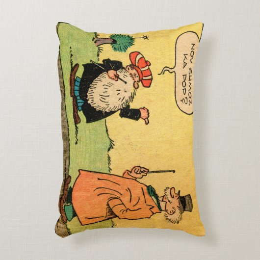 「11月のシュモズポップ・アートの・カ？」 ヒッチハイカーアクセント枕 アクセントクッション (正面(垂直))