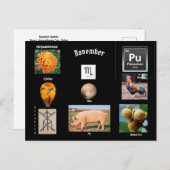 11月のスコーピオ生まれの月 ポストカード (正面/裏面)