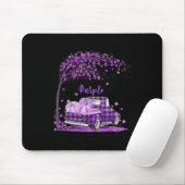 11月のトラック私たちは衣服紫色の膵臓がん マウスパッド (マウス)