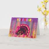 11月のトルコのグリーティングカード カード (黄色い花)