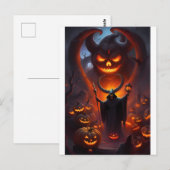 11月のハロウィン ポストカード (正面/裏面)