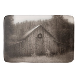 11月のバス・マットの最初雪 バスマット