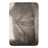 11月のバス・マットの最初雪 バスマット (正面縦)