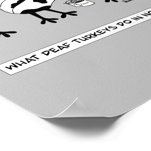 11月のポスターで聾唖者が何をするのか ポスター (角)