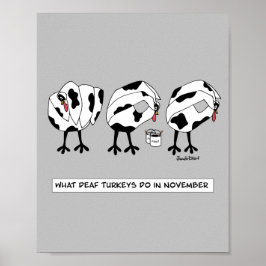 11月のポスターで聾唖者が何をするのか ポスター