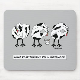 11月のマウスパッドでろう者の七面鳥が何をするか マウスパッド