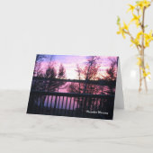 11月のモーニングカード カード (黄色い花)