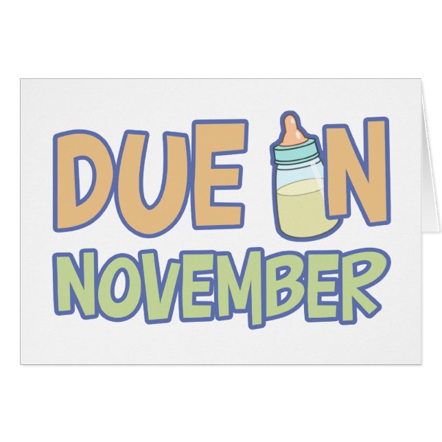 11月の予定 (正面横)