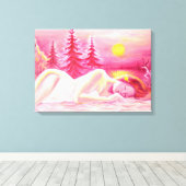 11月の夏 キャンバスプリント (インサイチュ (ウッドフロア))