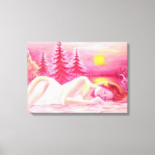 11月の夏 キャンバスプリント (正面)