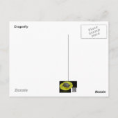 11月の小さな赤いトンボ ポストカード (裏面)