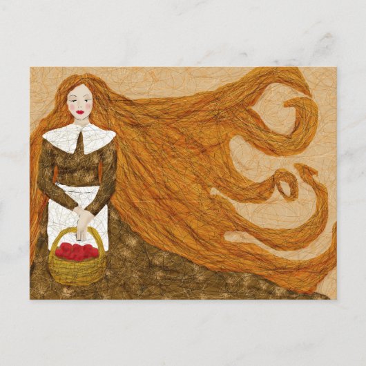11月の少女 ポストカード (正面)