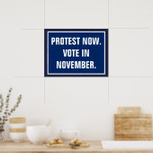 11月の政治選挙で投票に抗議 ポスター (キッチン)