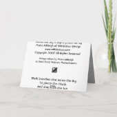 11月の空 カード (裏面)