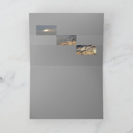 11月の空 カード (内部)