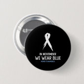 11月の糖尿病2型・1型認知向上W 缶バッジ (正面&裏面)