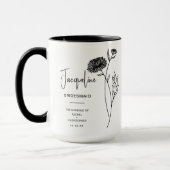 11月の花嫁メイド | 菊誕生花 マグカップ (左)