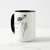 11月の花嫁メイド | 菊誕生花 マグカップ (正面左)