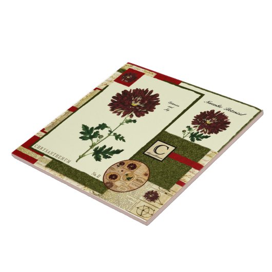 11月の花 タイル (側面)