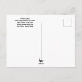 11月の蠍座 誕生月ポストカード ポストカード (裏面)